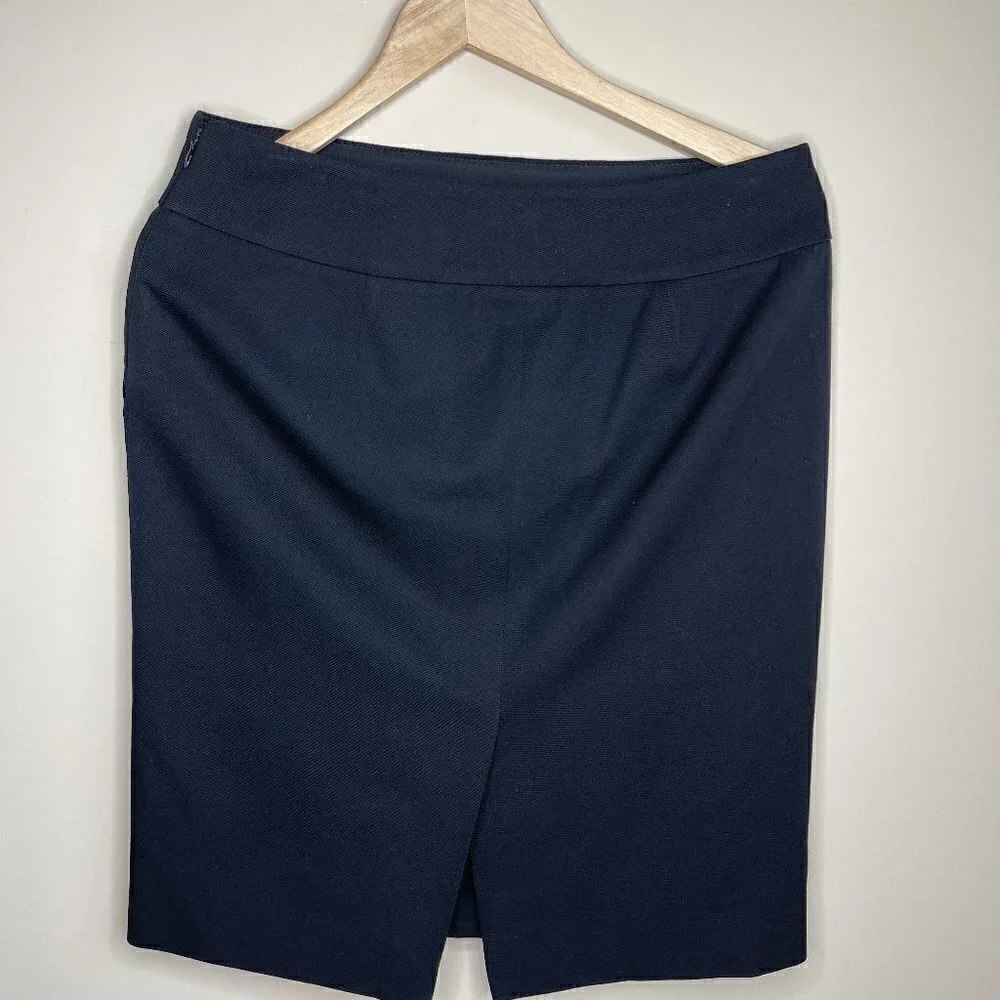J.crew black 100% WOOL pencil skirt